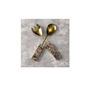 Cubiertos de latón Cuchara personalizada Tenedor Cuchillo Juego de cubiertos Vajilla de viaje Cubiertos para producto de gran oferta personalizado - Product Image 3