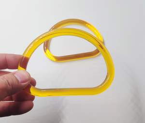 Chaîne en résine à maillons ouverts, chaîne pour poignée de sac, sangles de remplacement réglables pour sac à main DIY - Product Image 2