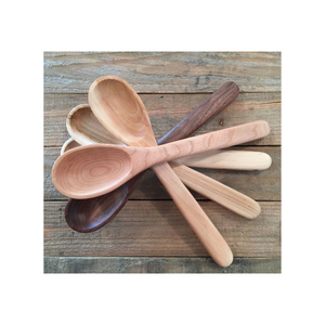 Cuillère en bois écologique de qualité supérieure-100% cuillères en bois naturel-Cuillères de cuisine durables fabriquées dans la nature - Product Image 1