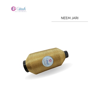 180D Neem Jari <b>Metallic</b> Flora Jari Embroidery <b>Yarn</b> High Tenacity Lurex Polyester for Hand Knitting Jari - Product Image 1