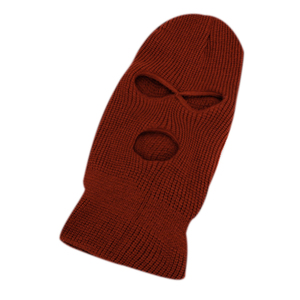 Winter Cotton Printed Custom Embroidery Design Your Own logo Knitted Fleece 3 Hole Face a pink Ski Masks Balaclava - Product Image 1