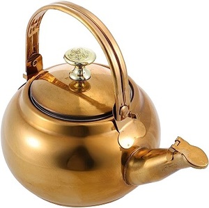 Vente chaude Taille Personnalisée Cuivre-Plaqué Métal Dallah Théière Fantaisie Vaisselle Cafetière pour Thé & Bouilloires - Product Image 2