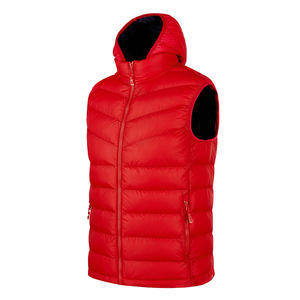 Bubble Puffer matelassé respirant hiver hommes gilet-sans manches veste chauffante avec corne bouton fermeture conception personnalisable - Product Image 5