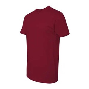 Camiseta de poliéster/algodón, camiseta informal de manga corta para hombre, Camiseta de algodón con cuello redondo - Product Image 1