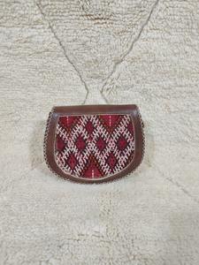 กระเป๋าถือหนัง PU แท้ สไตล์โบฮีเมียนโมร็อกโก เป็นมิตรกับสิ่งแวดล้อม นุ่มสบาย สไตล์ลำลอง พร้อมฝาปิดลายคิลิม - Product Image 5