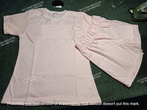 เสื้อ2ชิ้นฤดูร้อนของผู้หญิงชุดสั้นลำลองกางเกงขาสั้นผ้าฝ้ายมีฮู้ดระบายอากาศกันน้ำมีโลโก้ที่กำหนดเอง - Product Image 5