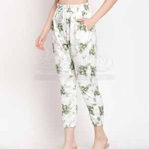 Concevez votre propre pantalon personnalisé pour femmes respirant taille moyenne hiver devant plat coton haute qualité OEM Service - Product Image 2