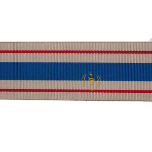 Ruban de médaille cérémonielle moiré en promotion, fabriqué pour les barrettes de récompense, prix abordable - Product Image 2