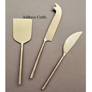 Design créatif ensemble de couteaux à fromage en acier noir avec poignée en acier inoxydable outils à fromage ustensiles de cuisine couteau spatule épandeur - Product Image 3