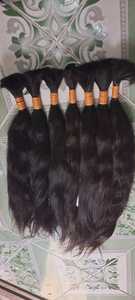 Extensiones de Cabello Humano Natural de 28 Pulgadas, Remy Virgen Italiano, Ondulado Natural, Liso, para Cierre - Product Image 4