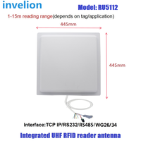 4-15M Longue Portée Intégré UHF RFID 6C Lecteur de Carte 4-12dbi RFID Antenne WG26 RS232 RS485 TCP IP pour le Contrôle d'Accès au Parking