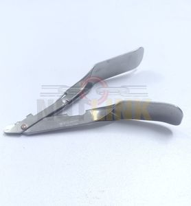 Extracteur de peau chirurgical dissolvant d'agrafes ciseaux dissolvant d'agrafes de peau jetable Style pince à épiler élimine les agrafes de toutes les marques - Product Image 4