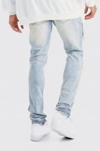 กางเกงยีนส์คาร์โก้สำหรับผู้ชายกางเกงยีนส์แบบคลาสสิกสำหรับผู้ชายกางเกงยีนส์2025แบบพรีเมี่ยม - Product Image 5