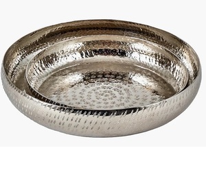 Vente Flash : Bol à Fruits en Aluminium Fait Main, Design Unique et Moderne, Luxe et Écologique, Motif Martelé, pour la Maison - Product Image 6