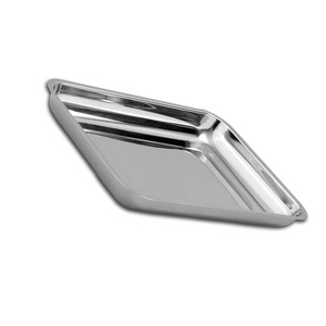 Plateaux de rein en acier inoxydable allemands supérieurs Source d'alimentation manuelle Instruments hospitaliers Plateau creux avec finition polonaise - Product Image 2