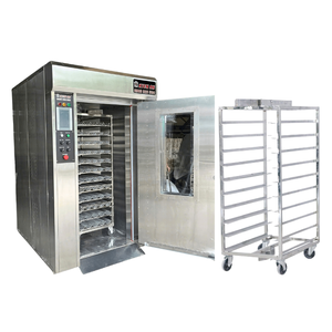 Qualité supérieure 12 plateaux fours encastrés four rotatif garantie en acier inoxydable 1 an nouvelle machine de boulangerie KIEN AN fabriquée au Vietnam - Product Image 1