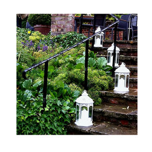 Wedding Table Decoration White Mini Candle Lantern Best Selling Home Decor White Candle Lantern for Wedding Hallway - Product Image 1