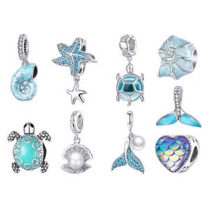 Oceanic Encantos Inlay Bezel Setting <b>Beads</b> for <b>Bracelet</b> Gift - Product Image 1