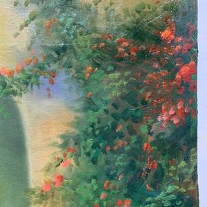 36x24 pollici dipinto a mano pittura a olio di gesus stile astratto con oggetto albero supporto tela incorniciato per uso camera da letto - Product Image 3