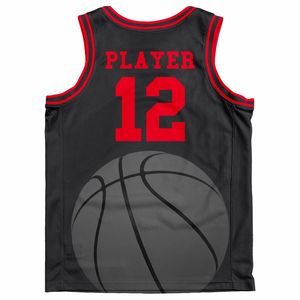 เสื้อบาสเก็ตบอลฤดูร้อนคุณภาพสูง ปรับแต่งได้ ระบายอากาศดี ชุดกีฬา ดีไซน์ใหม่ พิมพ์ลายแบบซับลิเมชั่น ชุดบาสเก็ตบอล - Product Image 3