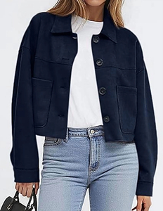 Veste d'extérieur pour femmes, tendance, de bonne qualité, respirante, avec logo personnalisé, veste décontractée lourde - Product Image 1