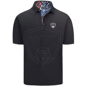 Service OEM T-shirt polo personnalisé pour hommes en bas quantité minimale de commande Marque privée T-shirt polo en coton à manches courtes - Product Image 1