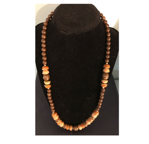 สร้อยคอลูกปัดไม้อะคาเซีย & Mala สำหรับการทำเครื่องประดับและงานฝีมือดีไซน์เนอร์แฟชั่นสร้อยคอไม้ราคาไม่แพง - Product Image 3