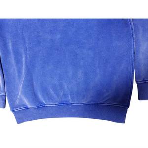 Jersey azul lavado con ácido cómodo para hombre, Sudadera con capucha, patrón sólido de moda, personalizado, con capucha, expresión de personalidad elegante - Product Image 5