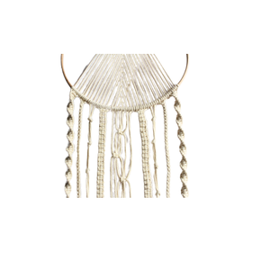 Tissu de couleur blanche macramé tenture murale décoration de la maison à la main attrape-rêves nouvel ornement artisanat variété différente décoration murale - Product Image 2