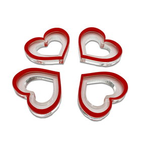 Design attrayant ronds de serviette en forme de carré accessoires de cuisine porte-serviettes en acrylique de qualité chère nouvel ornement de conception - Product Image 4