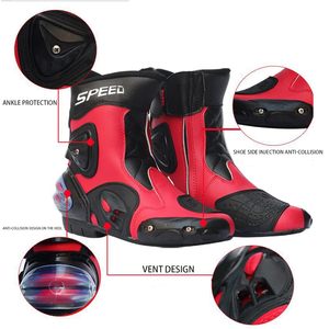 Botas de Moto Antideslizantes para Montar EN LA Calle, Zapatos de Trabajo para Hombre, a Prueba de Agua, para Exteriores - Product Image 2
