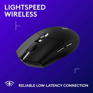 Souris de jeu sans fil Lightspeed, capteur Hero, 12 000 DPI, légère, 6 boutons programmables, batterie 250h, mémoire intégrée - Product Image 1