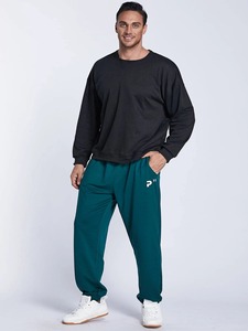 Wholesale Custom Logo Men's Casual Sweatpants Solid Color Quick Dry Washed Style Pants and <b>Trousers</b> - Product Image 5