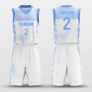 Uniforme de basket-ball personnalisé, nom et numéro personnalisés, vêtements de basket-ball en gros, OEM, sublimation, séchage rapide, respirant, kit d'équipe - Product Image 6