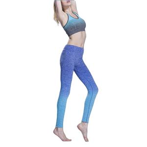 High Quality Custom <b>Women's</b> Gym Sports Fitness Yoga Work <b>Tights</b> Breathable <b>Knitted</b> Compression Leggings Wholesale Blank Plain - Product Image 1