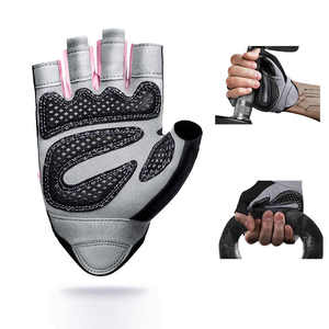 Gants de fitness en cuir Spandex unisexe avec fonction antidérapante pour la gymnastique en plein air, l'haltérophilie et le cyclisme. - Product Image 4