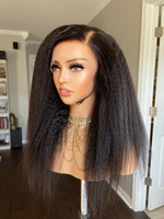 Extensions de cheveux humains vierges vendues par le fournisseur, perruques à closure 5x5 Kinky Straight Deep Wave, Super Double Drawn, Cheveux vietnamiens bruts bouclés Kinky
