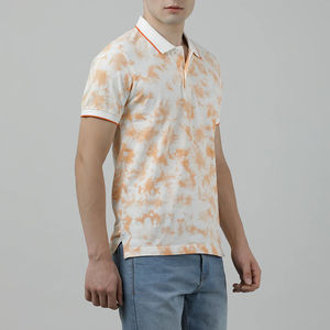 Design personnalisé Tie Dye pour hommes pour polos Durable nouveau style solide motif disponible au prix de gros meilleure fabrication - Product Image 5