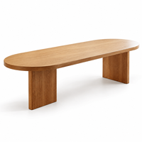Ensemble table et chaises multifonctionnelles en bois massif nordique pour hôtels, réunions de bureau et mobilier de maison