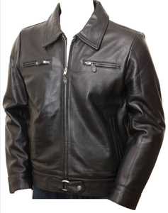 <b>Men</b> New Fashion Genuine Leather <b>Jacket</b>/<b>Summer</b> Parka Fashion Pakistan Leather <b>Jacket</b> - Product Image 1
