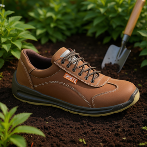 Chaussure de sécurité en cuir marron Viper S2 SRC EN20345 Taille 47 W.L, Gants de jardin et équipement de protection par LEMAITRE - Product Image 3