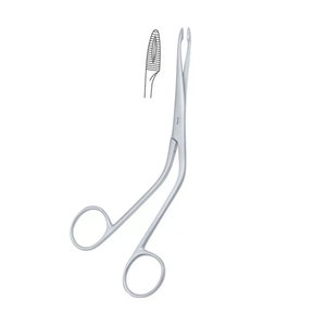 Pinzas de Cirugía Dental Rectas, Instrumento Médico, para Apósitos Nasales, Manuales, 410, Acero Inoxidable Japonés, Profesional, Alta Calidad - Product Image 1