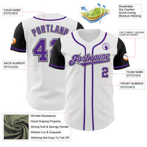 Maillot de baseball personnalisé pour hommes pull-over respirant à séchage rapide avec nom cousu et numéro impression par sublimation vente en gros en vrac - Product Image 5