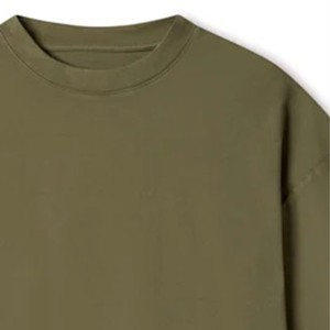 <b>men</b> <b>t</b> <b>shirt</b> Oversized Solid Color Short Sleeve O-Neck Casual Cotton Jersey Knit Style Regular Length Plain Dyed <b>men</b> <b>t</b> <b>shirt</b> - Product Image 4