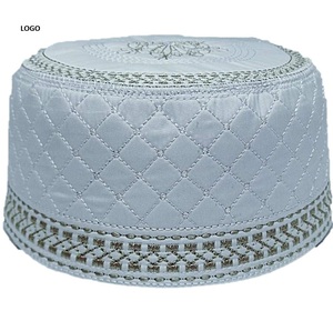 Nueva llegada 2024 musulmán gorra sombreros hombres rezando namaz Masjid diseño elegante impreso árabe entrepierna islámica gorras sombreros para caballeros - Product Image 4