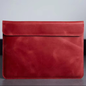 Housse d'ordinateur portable en cuir sac de rangement d'ordinateur personnalisé pour iPad pochette étanche de voyage en avion pour les femmes LS-0048 de transport - Product Image 1