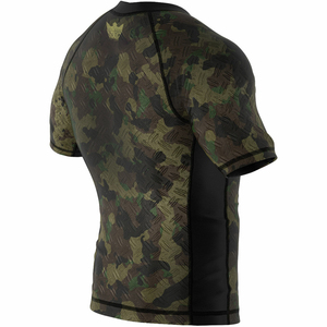 อุปกรณ์ BJJ สำหรับผู้ชายชุดป้องกันผื่นสำหรับฝึกลายพรางใหม่ - Product Image 2