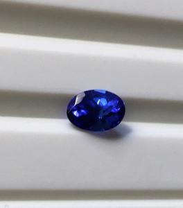 Gemas Mehrajudin, Tanzanita Natural de 1 Quilate, Corte Ovalado, Gema Suelta, Joyería Azul Hecha a Mano, Tratamiento Térmico de Primera Calidad, Certificación de Terceros - Product Image 3
