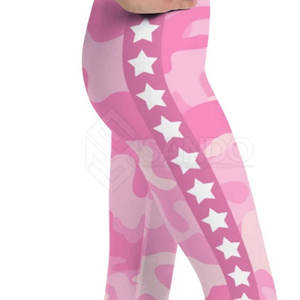 Leggings Deportivos de Cintura Alta para Mujer, Impresión por Sublimación, Venta Directa de Fábrica, Leggings de Yoga de Spandex/Poliéster de Secado Rápido - Product Image 5