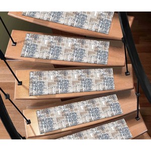 Alfombra Estampada en Tonos Suaves, Estilo Azteca, Abstracto, Moderno, Lavable a Máquina, Goblen - Product Image 5